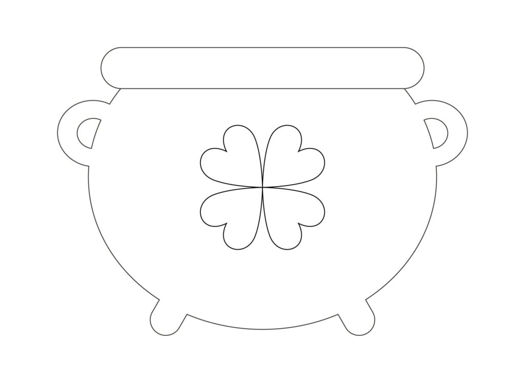 10 Best Free Printable Pot Of Gold Printablee