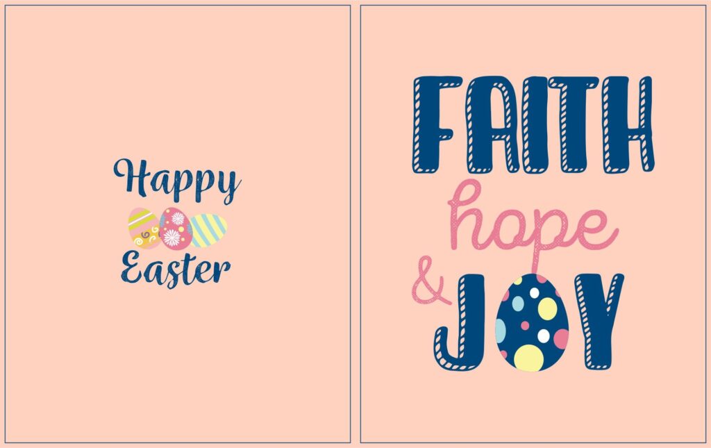 10 Best Printable Happy Easter Religious Cards Printablee