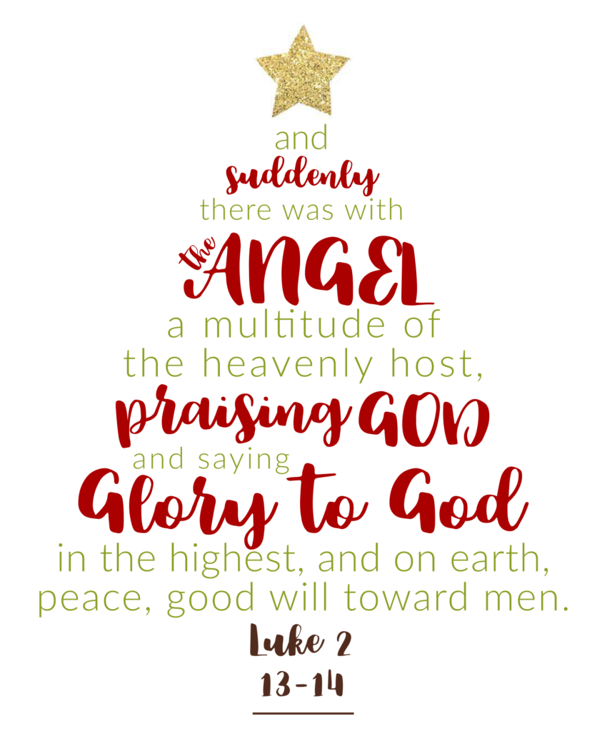 Free Christmas Bible Verse Printables