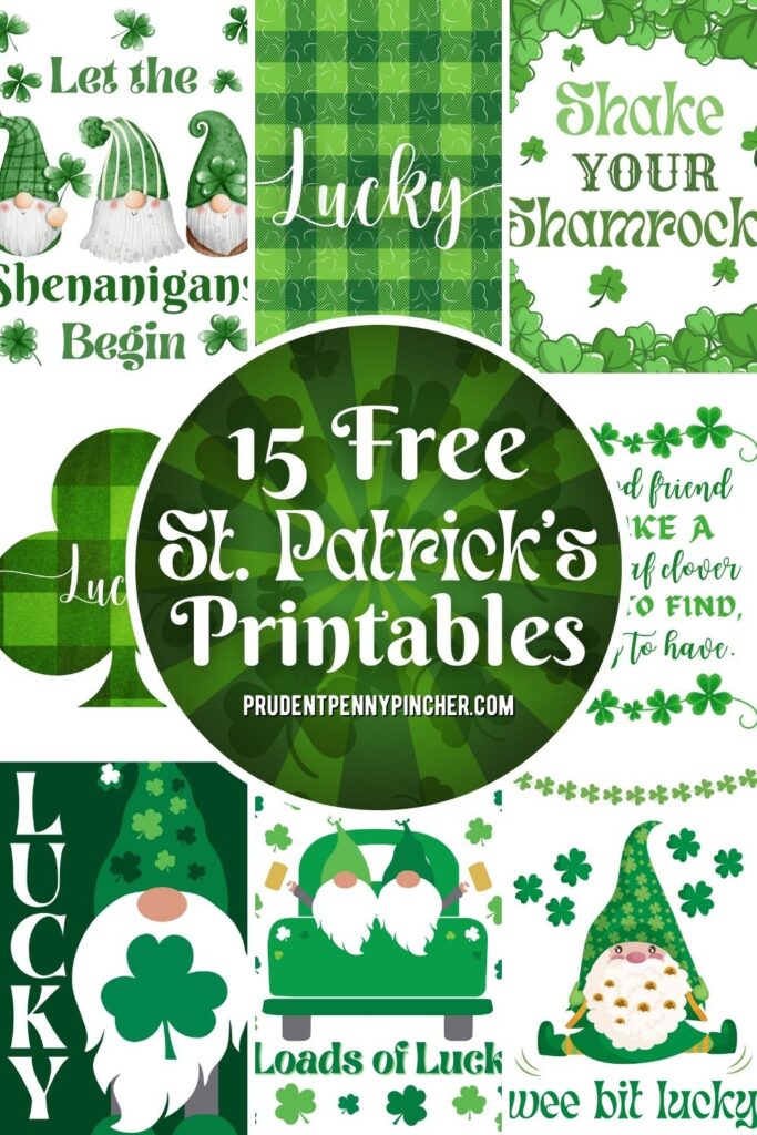 15 Free St Patrick s Day Printables Prudent Penny Pincher