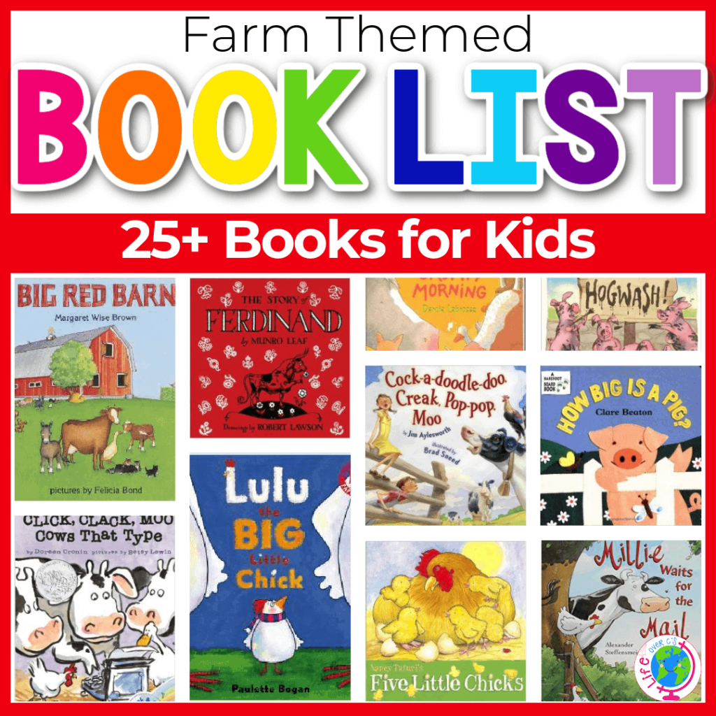 25 Farm Animal Books For Kids