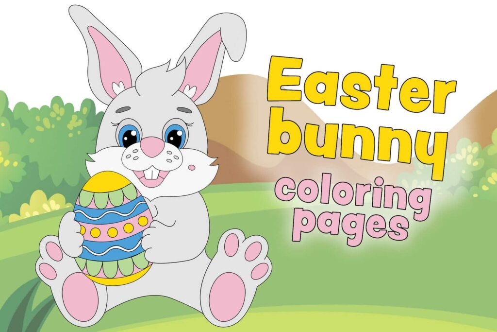 26 Cute Easter Bunny Coloring Pages Print Color Fun 