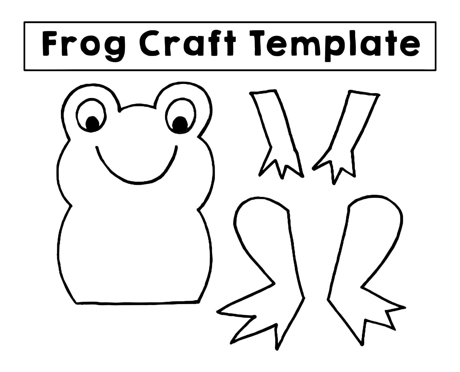 Cut Out Frog Template Printable Free Printable Templates