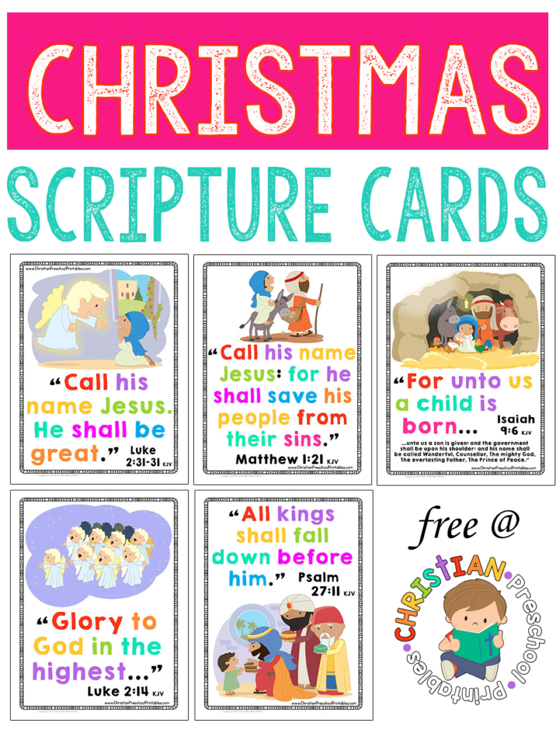 Christmas Bible Verse Cards The Crafty Classroom