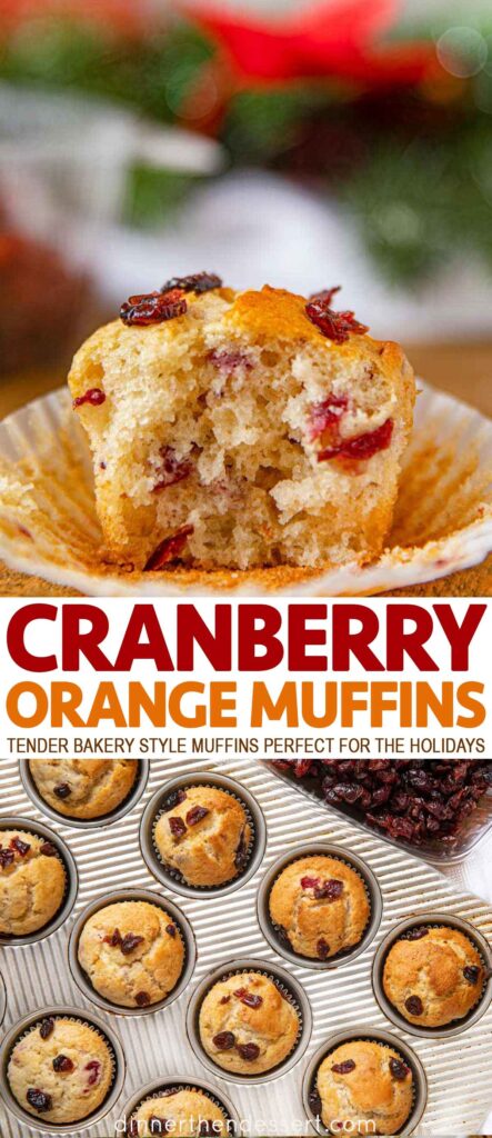 Cranberry Orange Muffins Recipe Dinner Then Dessert