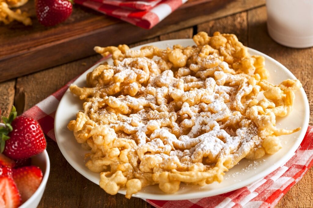 Dairy Free Funnel Cakes Recipe No Deep Fryer Needed 