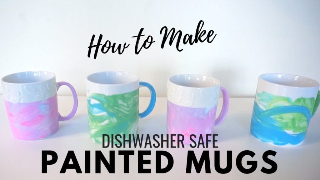 DIY PAINTED MUGS Easy Customized Gifts YouTube