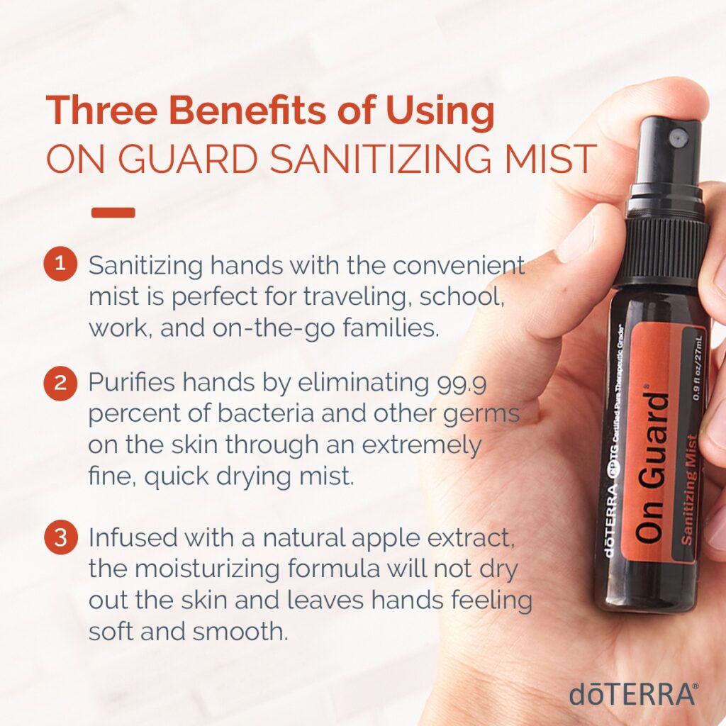 DoTERRA On Guard Hand Sanitizing Mist D TERRA Essential Oils
