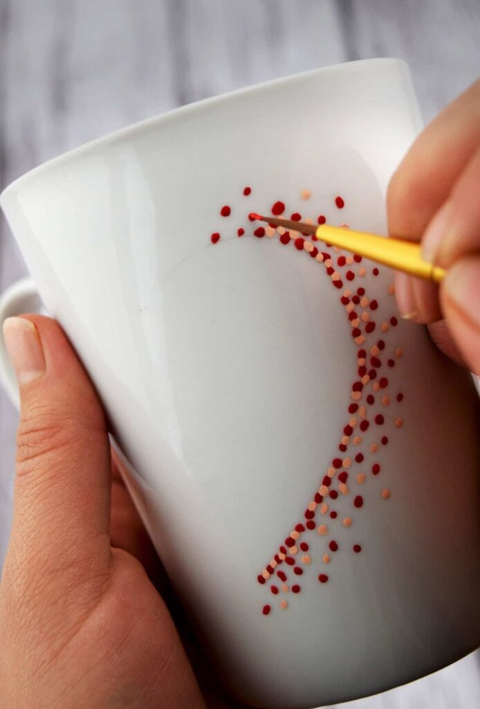 Easy DIY Painted Coffee Mugs Dishwasher Safe Too 
