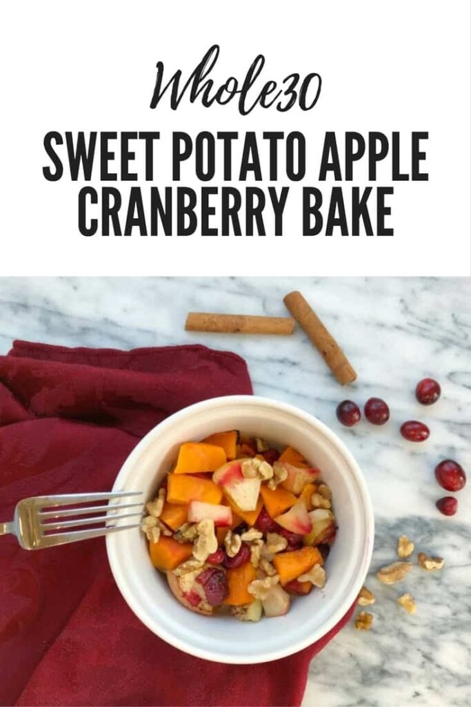 Sweet Potato Apple Cranberry Bake