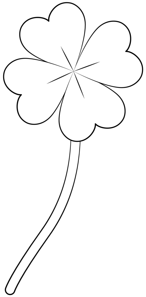 Four Leaf Clover Printable Template Free Printable Papercraft Templates