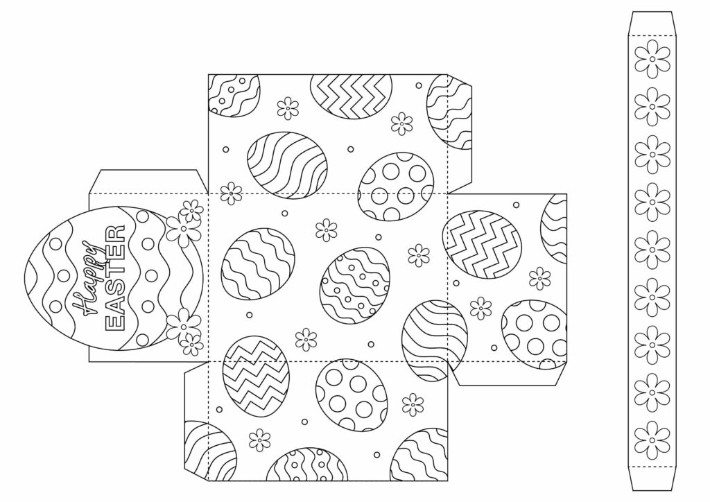 Free Easter Egg Basket Templates To Print And Make MadeForMums