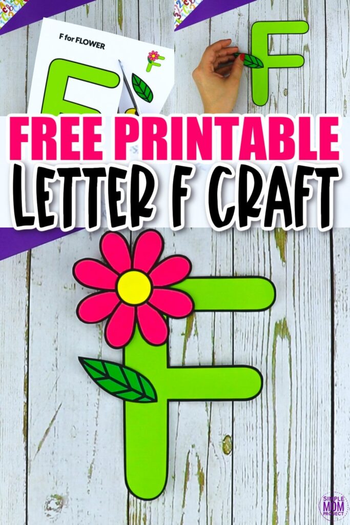 Free Printable Letter F Craft Template Simple Mom Project