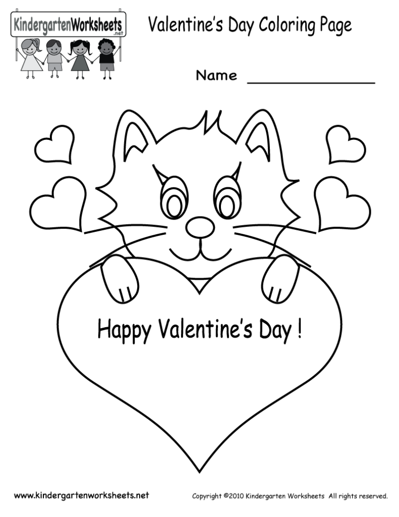 Valentines To Print And Color