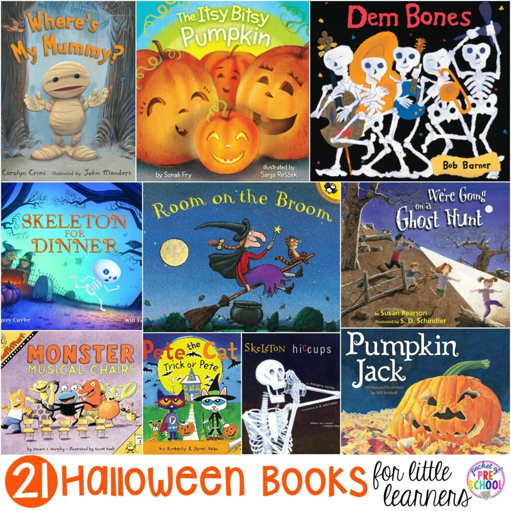 Halloween Books For Little Learners Pocket Of Preschool