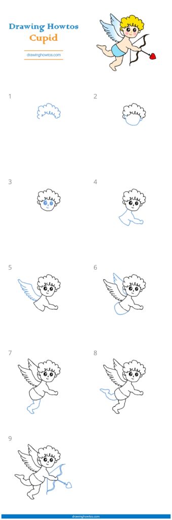 How To Draw Cupid Easy