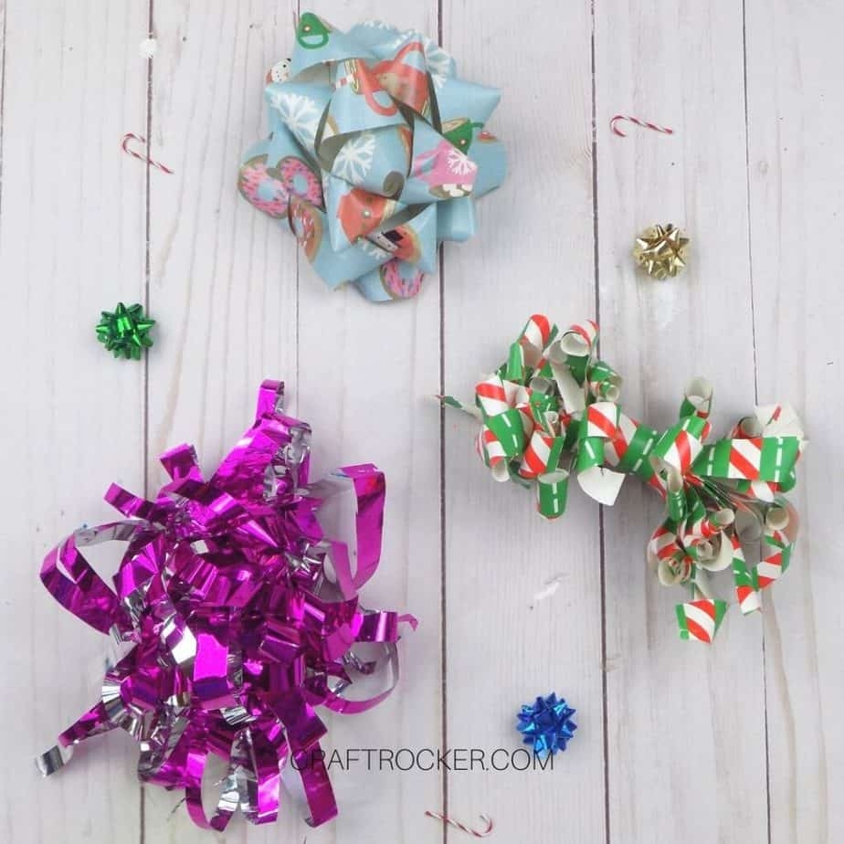 Bow Made Of Wrapping Paper