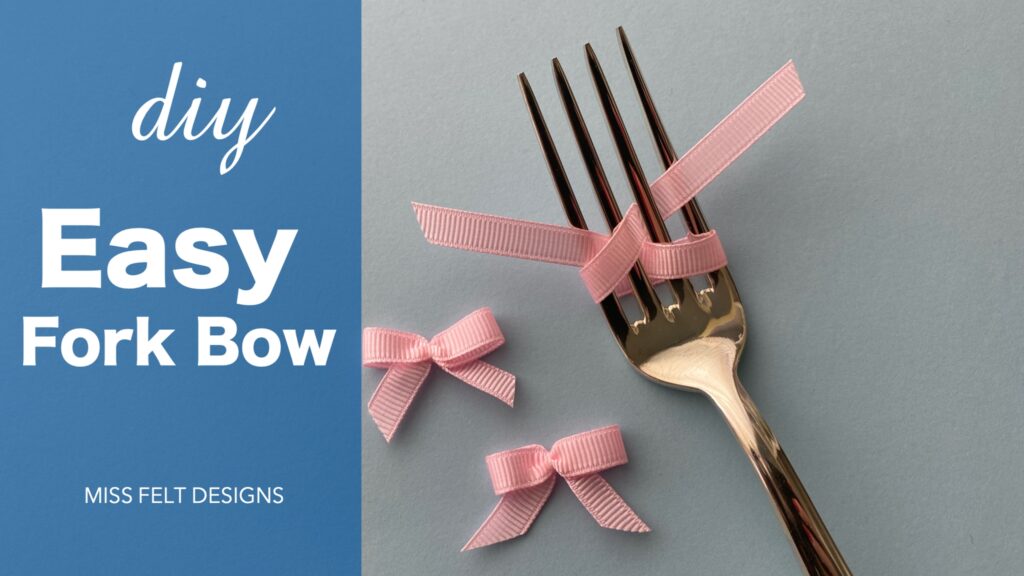 Make A Bow With Fork