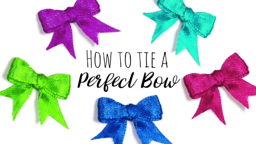 How To Tie A Perfect Bow With A Fork YouTube
