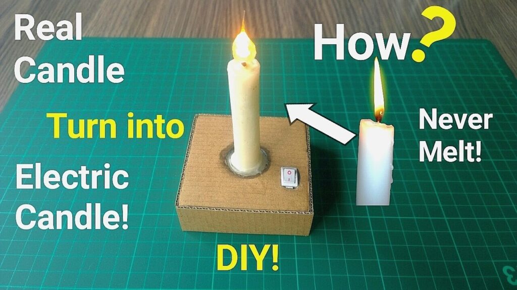 How To Turn Normal Candle Into Electric Candle Diy Making Candle New Idea Art And Crafts Idea s YouTube