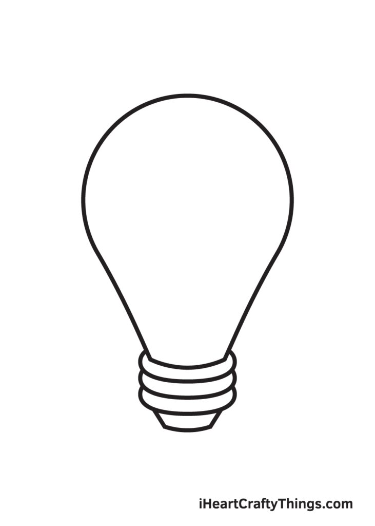 Outline Of A Light Bulb