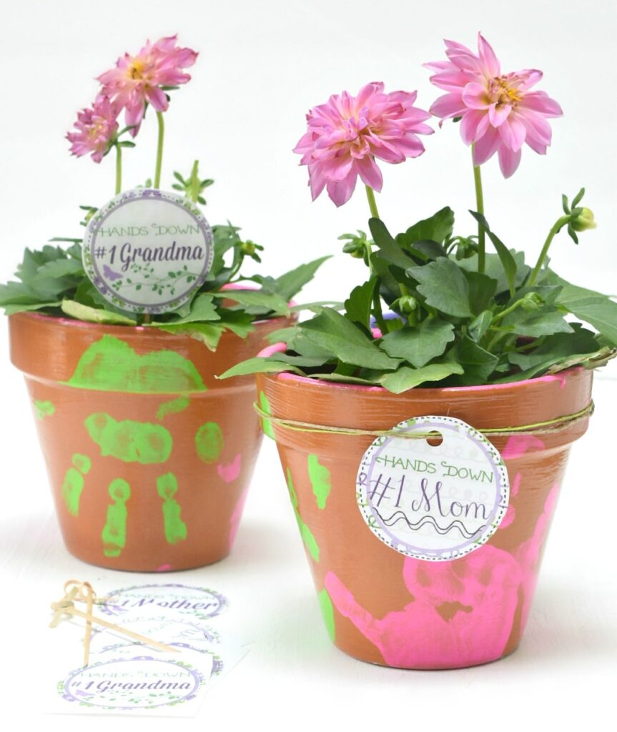 Mother s Day Plant Gift Idea Printable Three Kids And A Fish