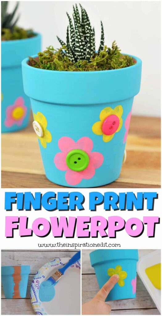 Mothers Day Flower Pot Craft For Kids The Inspiration Edit