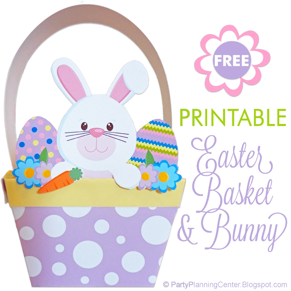 Easter Basket Template Printable Free
