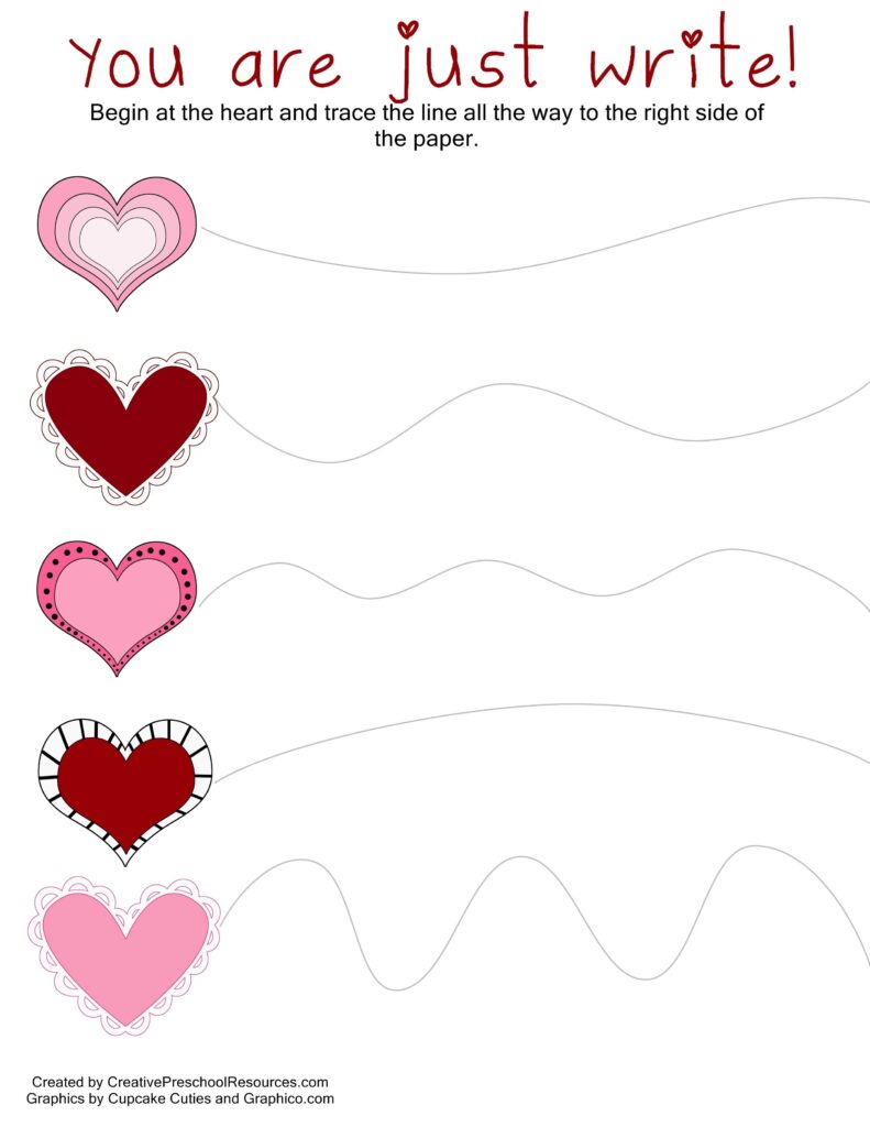 Free Valentine Printables For Preschoolers