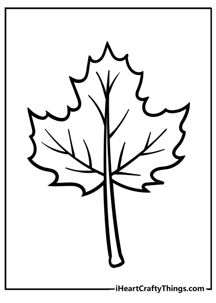 Printable Fall Leaves Coloring Pages Updated 2023 
