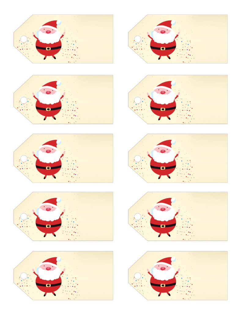 Santa s Little Gift To You Free Printable Gift Tags And Labels Letters From Santa Www easyfreesantaletter