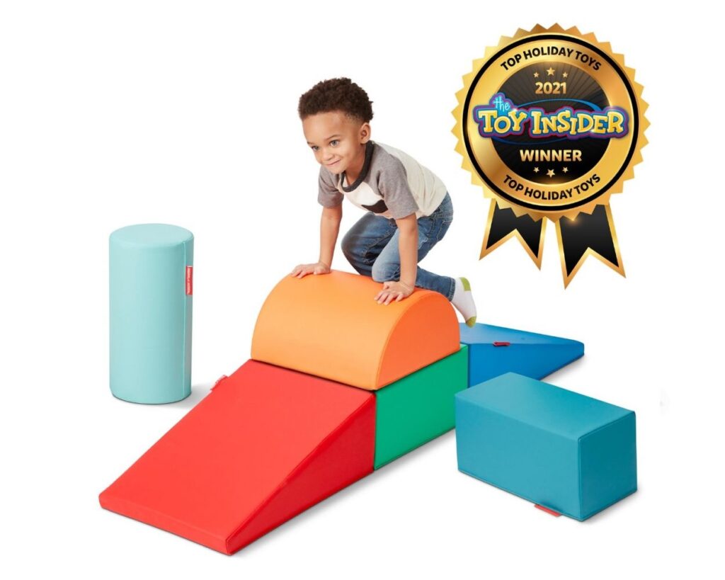 Tumble Town Foam Blocks For Toddlers Rainbow Radio Flyer