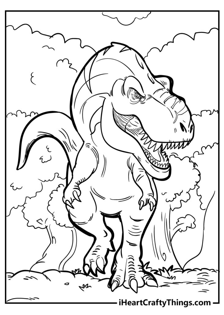 Tyrannosaurus Coloring Pages Updated 2023 