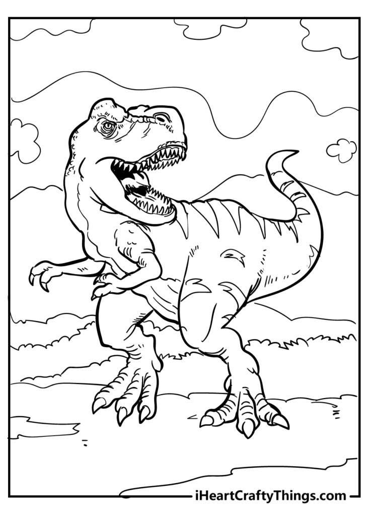 Tyrannosaurus Coloring Pages Updated 2023 