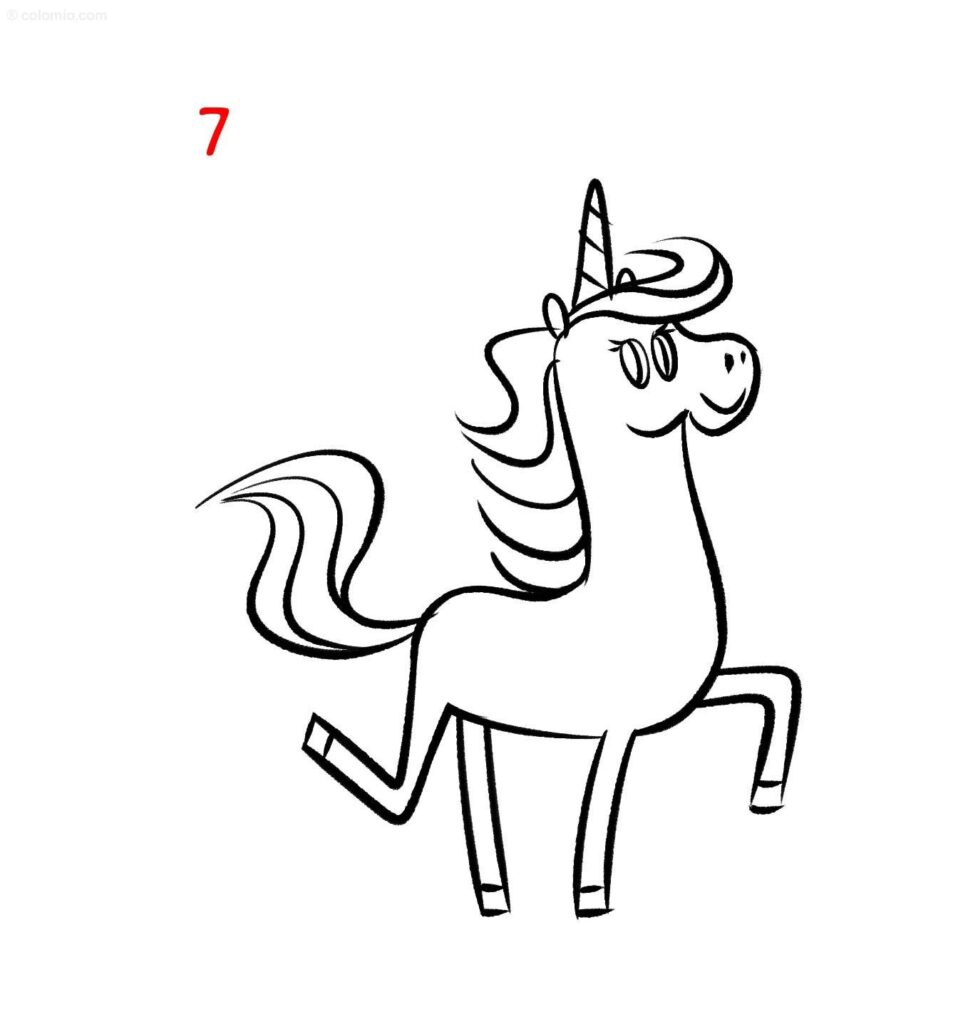 Unicorn Drawing How To Draw A Unicorn