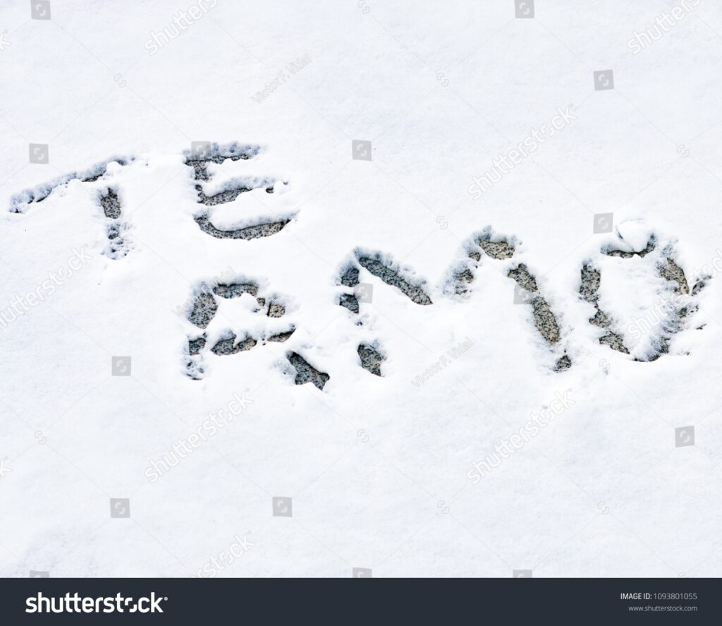 Winter Love Message Spanish English Translation Stock Photo 1093801055 Shutterstock
