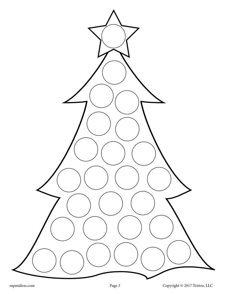 10 Christmas Do A Dot Printables 