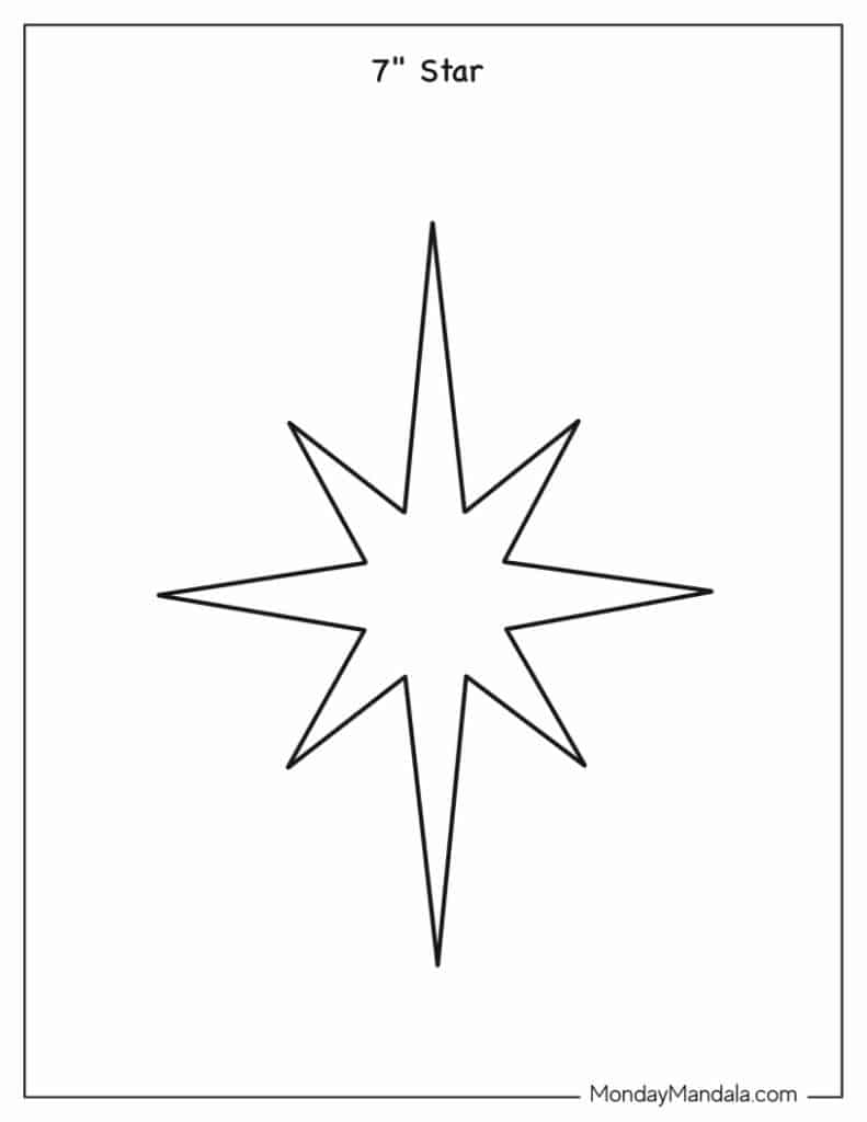 100 Star Templates Free PDF Printables 