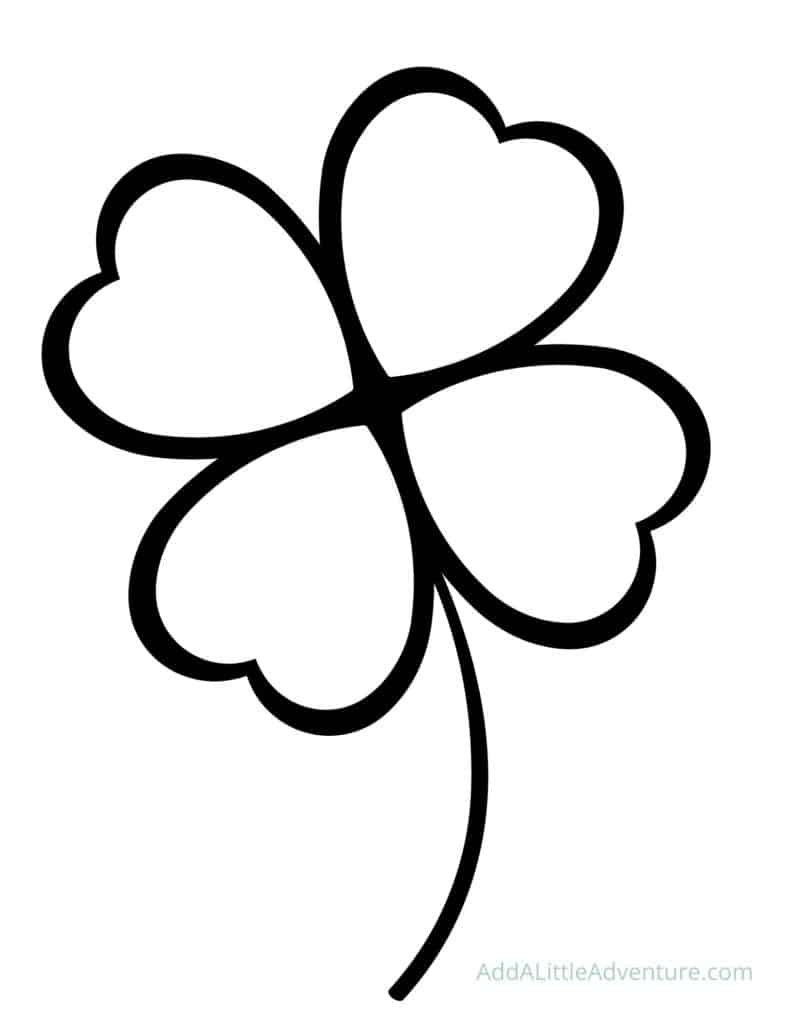 12 Free Printable Shamrock And Four Leaf Clover Templates