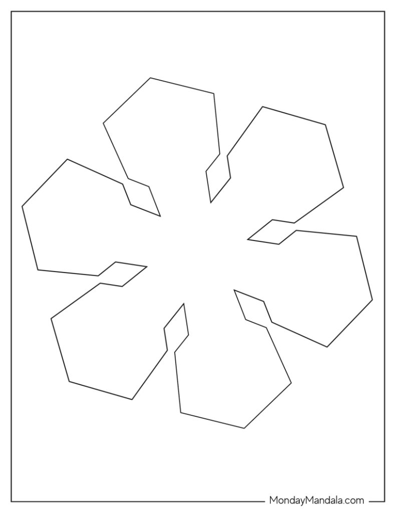 150 Paper Snowflake Templates Free PDF Printables 