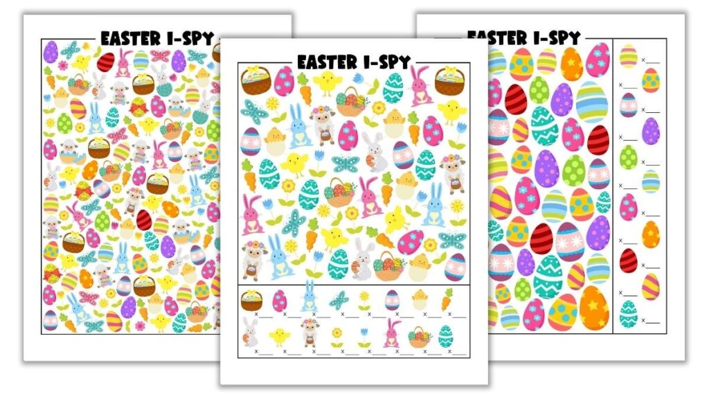 Easter I Spy Free Printable