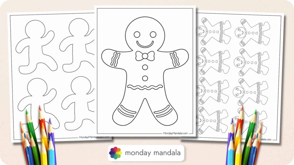 48 Gingerbread Man Templates Free PDF Printables 