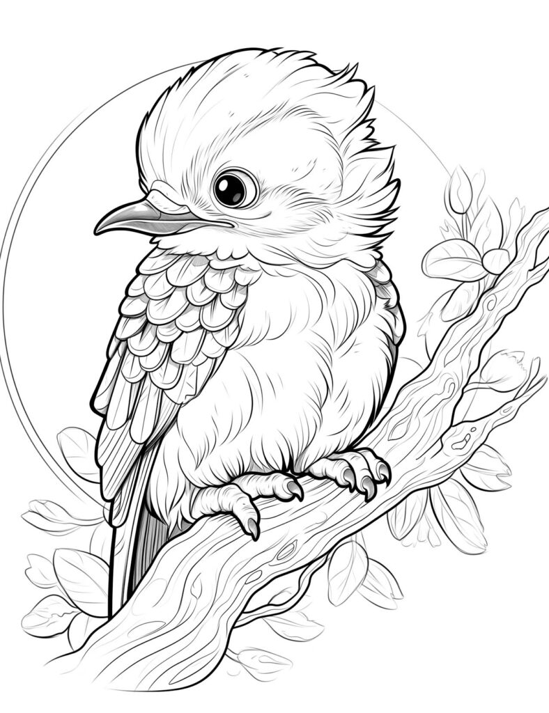 53 Bird Coloring Pages For Kids And Adults Our Mindful Life