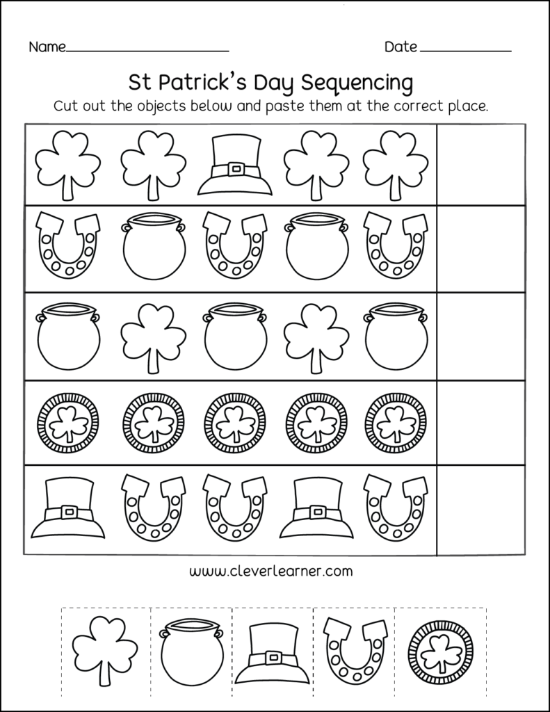 St Patrick's Day Activity Sheets