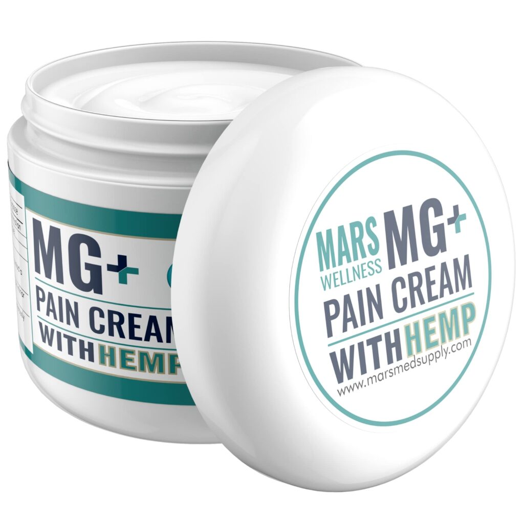 Amazon MG W Hemp Pain Cream 4 Oz Magnesium Arnica Cream Pain Relief Cream For Numbing Healing Muscle Pain Relief Cream 5 Pack Health Household