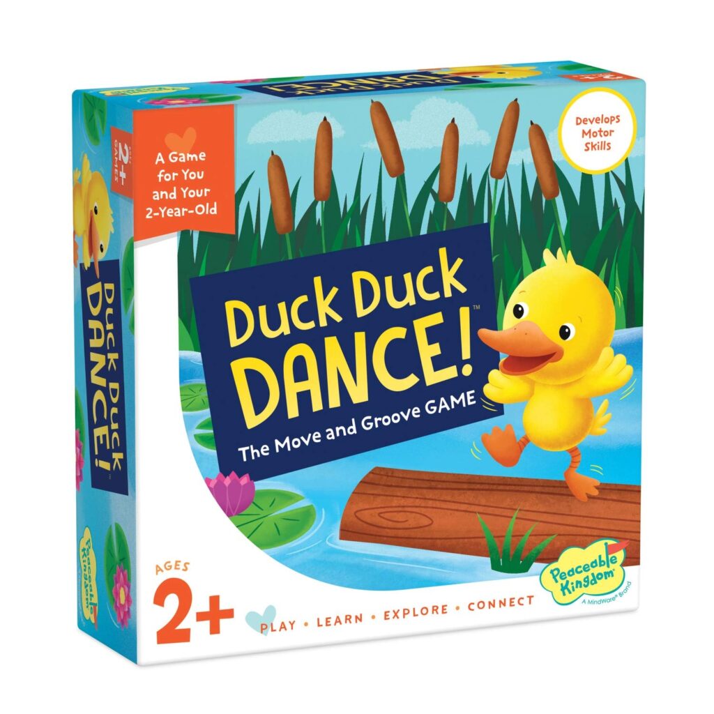 Amazon Peaceable Kingdom Games For Parents Their 2 Year olds Duck Duck Dance Toddler Preschool Board Game Of Moving Your Body Following Directions Toys Games