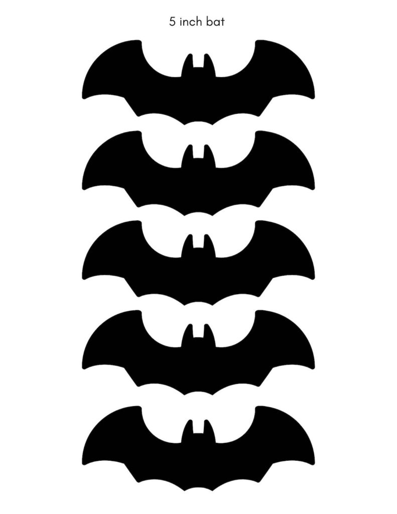 Bat Template For Halloween Crafts And Decorations OriginalMOM