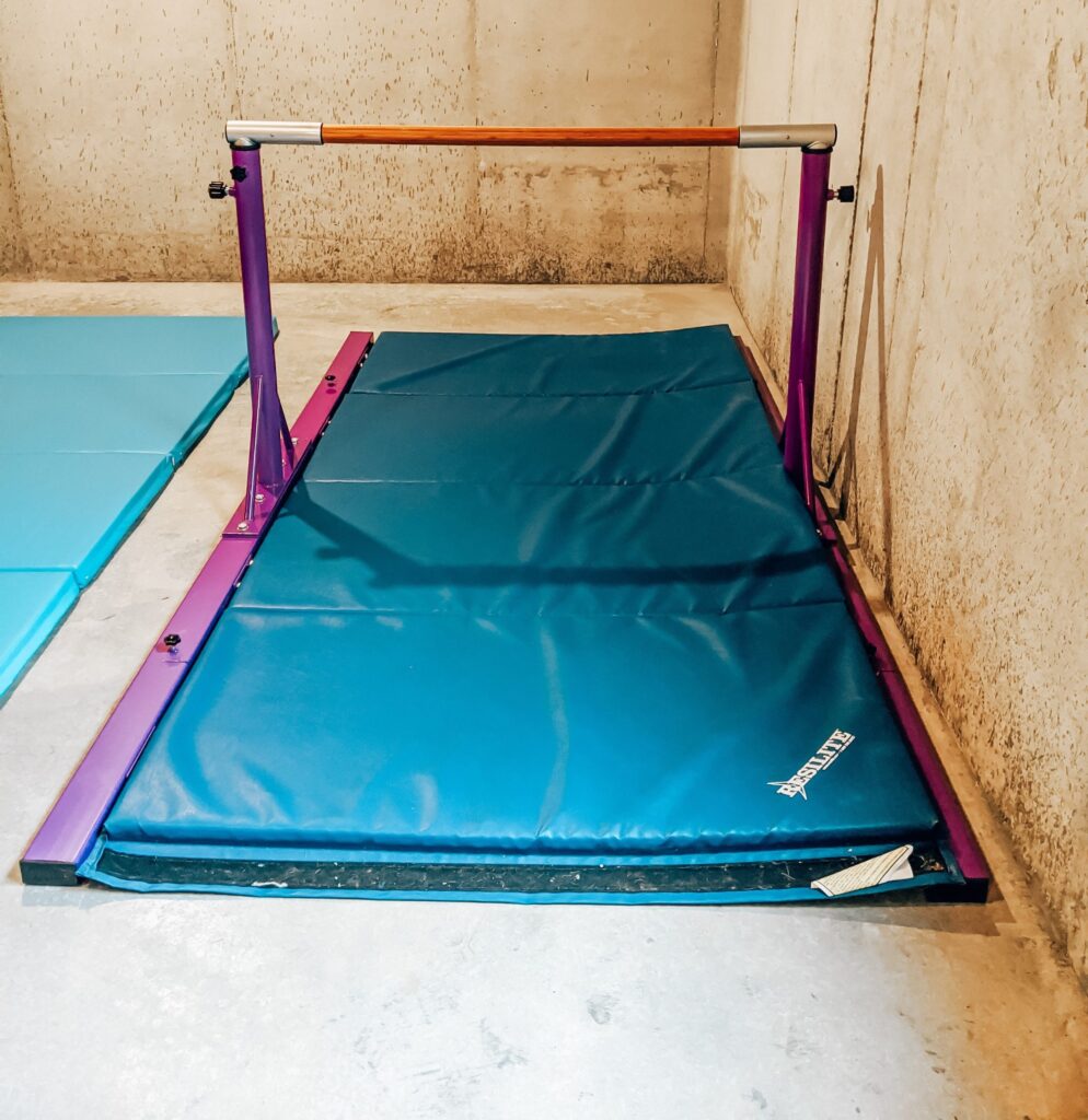 Best Gymnastics Equipment For Home Our Home Gymnastics Setup COVET By Tricia