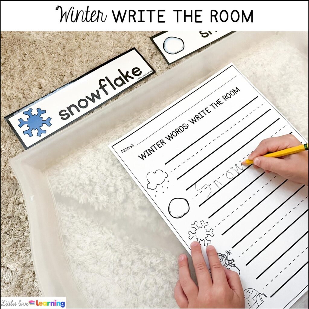 Winter Writing Activities For Preschoolers