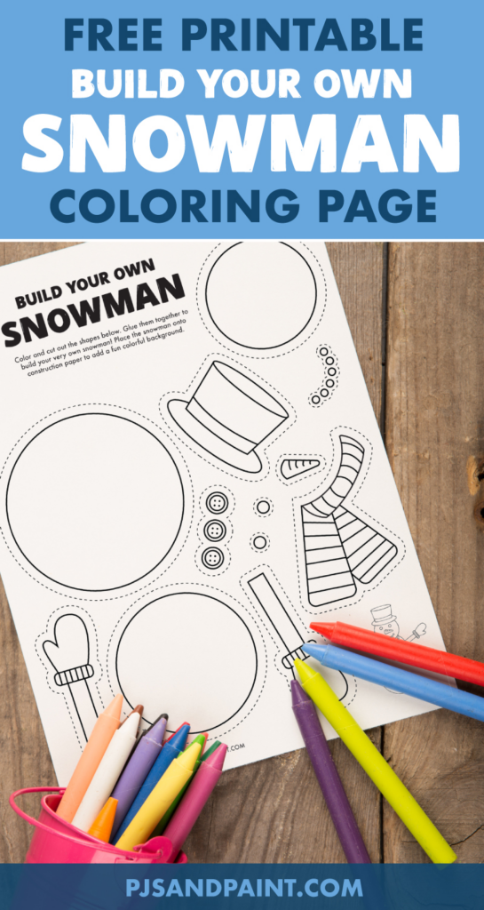 Build Your Own Snowman Printable